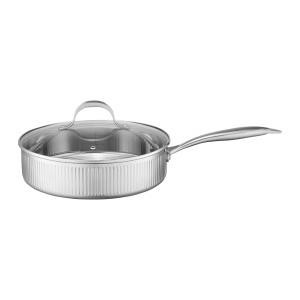 Tigaie adanca cu capac 26cm, inox, Curly