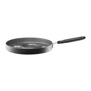 Tigaie clatite si oua 26cm, invelis Qualum Basic Stone Edition, Pedra - Img 3