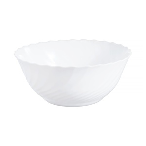Bol mare 18cm, 900ml, alb, Trianon