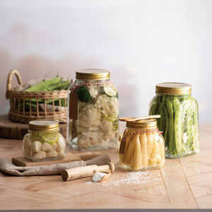 Borcane depozitare alimente incluse in gama Homemade, disponibile in mai multe dimensiuni