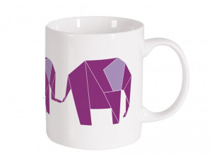 Cana 350ml, origami elefant, Happy - Img 2