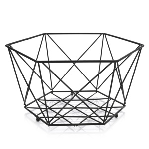 Cos depozitare fructe 29cm, negru, Decor