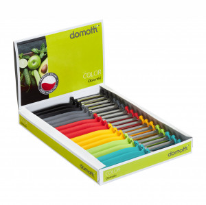 Curatator legume si fructe cu lama verticala, mix culori, Color - disponibil in display 25 buc, Pret buc, cantitate minima de comanda 25 buc - Img 2