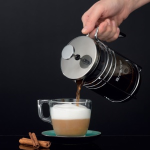 Filtru ceai sau cafea cu maner metalic 600ml, Aroma - Img 2