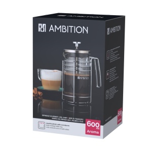 Filtru ceai sau cafea cu maner metalic 600ml, Aroma - Img 4