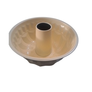 Forma copt babka 21cm, auriu , invelis ceramic bej