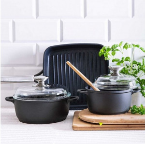 Oala cu capac 20cm, 2.3L, invelis Teflon™ Platinum Plus, Taurus - Img 2