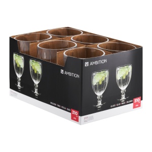 Pahar cu picior 310ml, Alia - Img 4