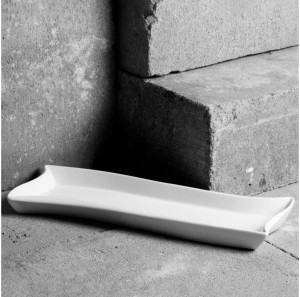Platou ingust 35x12.5cm, alb, Salsa - Img 2