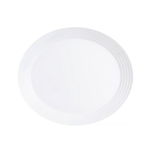 Platou oval 33x27.8cm, alb, Harena