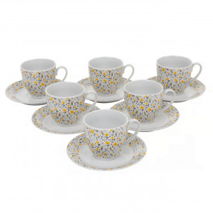 Set servire ceai sau cafea, 12 piese, 6 persoane, Amarillo - Img 5