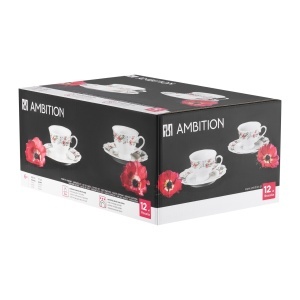 Set servire ceai sau cafea, 12 piese, 6 persoane, Rosalia - Img 6