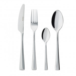 Cutit, furculita, lingurita si lingura Siena, ce dispun de un design minimalist, potrivit oricarui decor