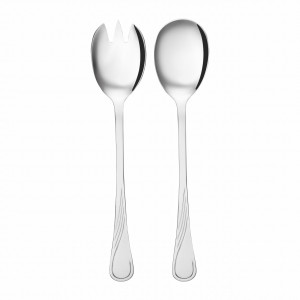 Set tacamuri inox servire salata 24cm, 2 piese, mari, Napoli - Img 1