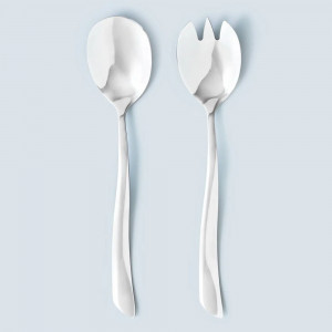 Set tacamuri inox servire salata 24cm, 2 piese, mari, Wave - Img 2