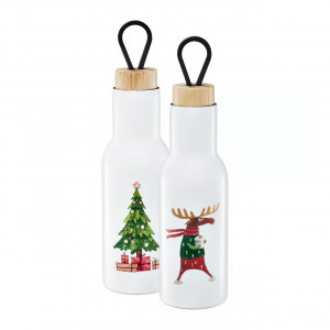 Sticla termos 400ml, model elan, Forest