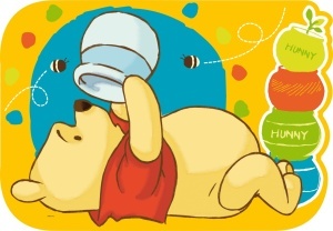 Suport farfurie laminat 42x26cm, Winnie the Pooh