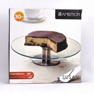 Suport tort rotativ cu picior 30cm, Susan - Img 3