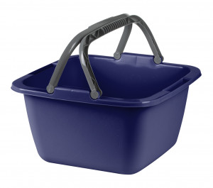 Vas cu manere 39x39x22cm, albastru, Pola
