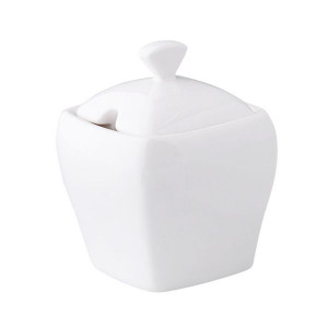 Zaharnita cu capac portelan 120ml, Fala