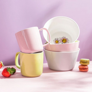 Bol 14cm, 680ml, gri, Alice - Img 2