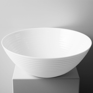Bol 27cm, 3.1L, alb, Harena - Img 4