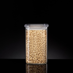 Borcan sticla cu capac 1.3L, Slim - Img 2