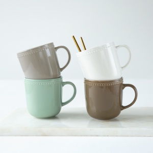 Cana 380ml, verde, Perline - Img 2