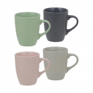 Cana ceramica 350ml, mix culori, Pastelli - disponibil in display 20 buc, Pret buc, cantitate minima de comanda 20 buc - Img 1