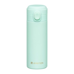 Cana termos 350ml, buton de siguranta, menta, Alice