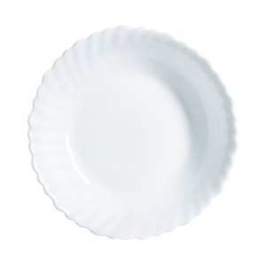 Farfurie adanca 21cm, alb, Feston