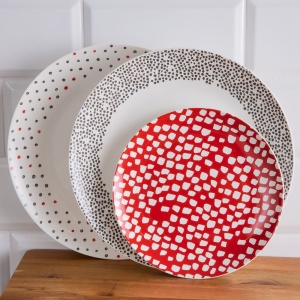 Farfurie plata 27cm, gri, Poppy - Img 3