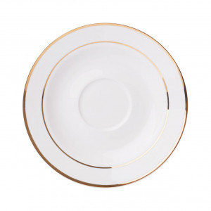 Farfurioara suport ceasca 15.5cm, Aura Gold - Img 1