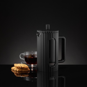 Filtru ceai sau cafea 600ml, negru, Curly - Img 2
