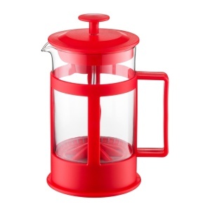 Filtru ceai sau cafea 600ml, rosu, Lungo