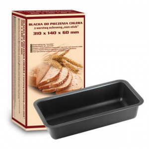 Forma copt cozonac/paine 31x14cm, invelis non-stick, negru, SNB - Img 5