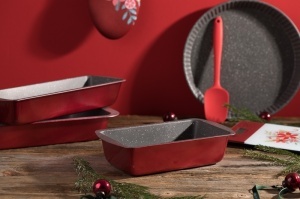 Forma copt tarta 31cm, cu invelis Non-stick, Cherry - Img 6