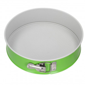 Forma tort 24cm, baza detasabila, invelis non-stick, verde, SNB
