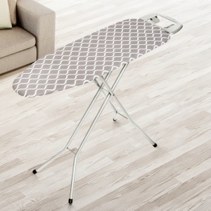 Masa de calcat 110x37cm, blat tip plasa cu suport pentru fier, Velkea H028-06PB - Img 7