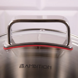 Oala inox cu capac 24cm, 5.3L, Selection - Img 2