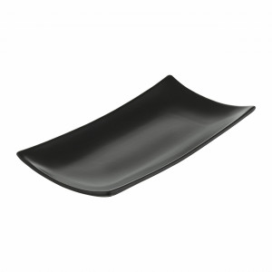 Platou adanc 26.5x12.5cm, negru, Salsa