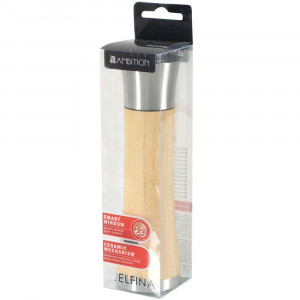 Rasnita sare sau piper cu mecanism ceramic 20cm, Elfina - Img 2