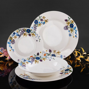 Colectia Fiori, de la brandul Ambition - serviciu de masa elegant, alcatuit din 18 piese
