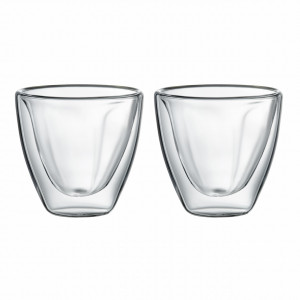 Set 2 pahare termorezistente 150ml, model inima, Mia - Img 2