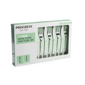 Set cutite si furculite pentru friptura, 12 piese, 6 persoane, Progress - Img 4