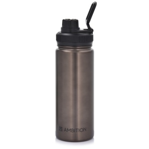 Sticla termica 550ml, gri, Gym