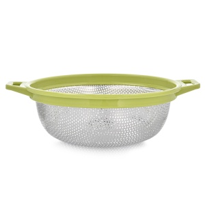 Strecuratoare inox 24cm, verde, Drop