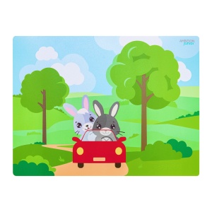 Suport farfurie 40x30cm, masina, Betty I Bunny