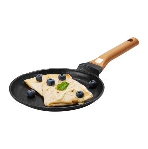 Tigaie clatite 24cm, invelis Qualum Basic Stone Edition, Camel - Img 3