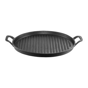 Tigaie grill cu 2 manere 30 cm, fonta, Iron